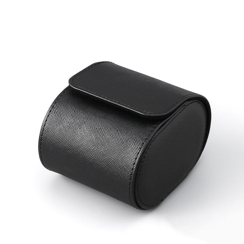 PU Leather 3-Slot Watch Storage Box