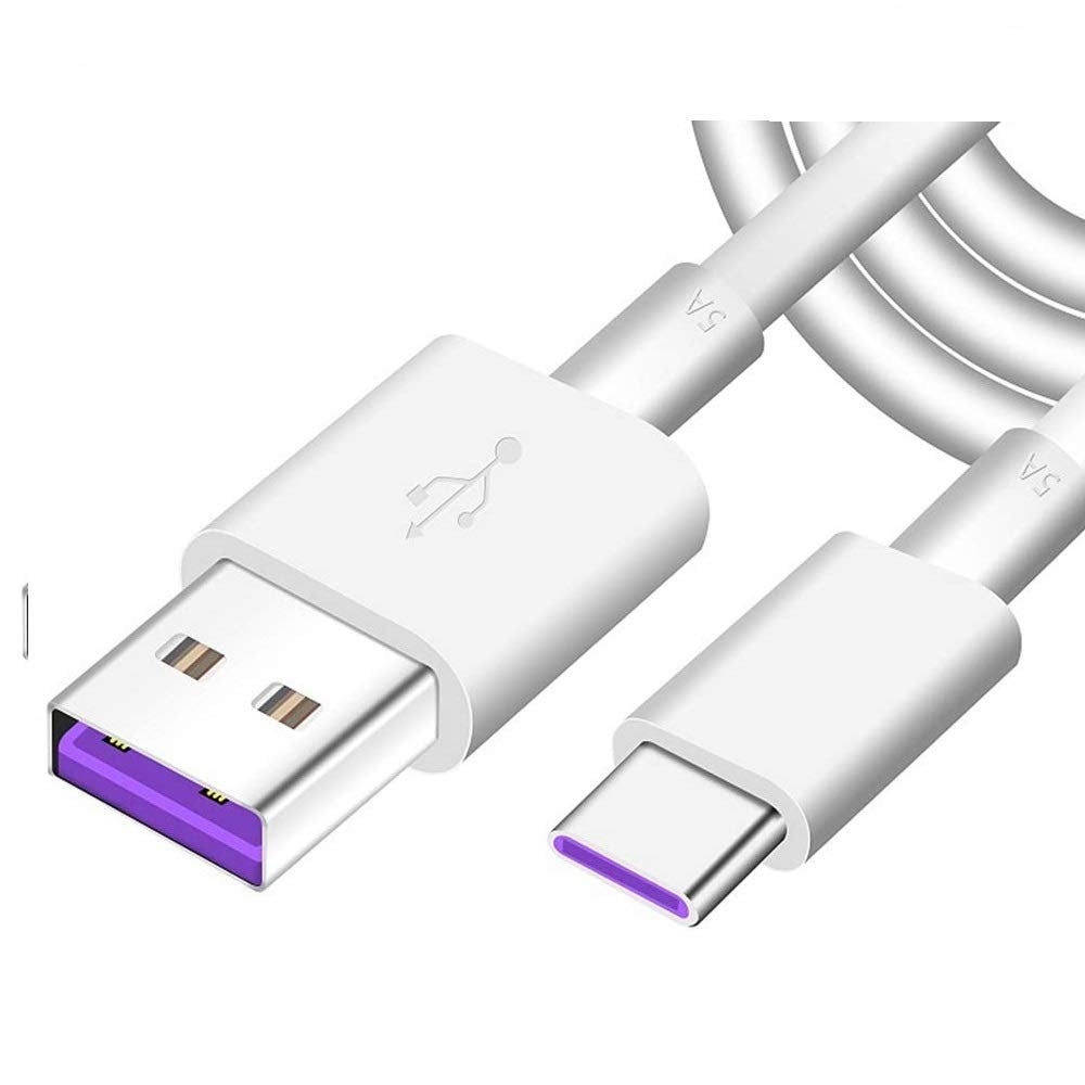 Super Charging Cable Replacement for Huawei P30 Pro 5A Supercharge USB Type C Cable 3.3FT Super Fast Charge Type-C Cable for Huawei P20 Pro Mate 20 Pro Mate 10 Pro P10 Plus Mate 20 (White)