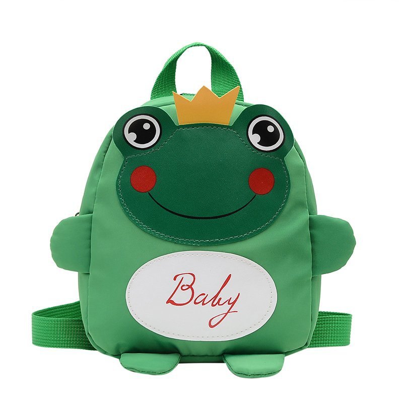 Cute Frog Cartoon Backpack for Kids Ages 4-7