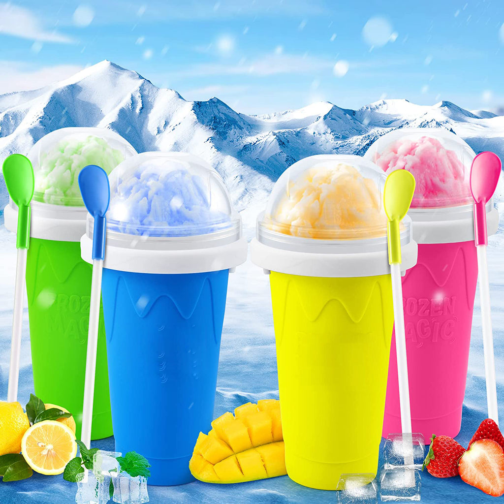 Silicone Quick-Frozen Ice Cream Maker Squeeze Cup