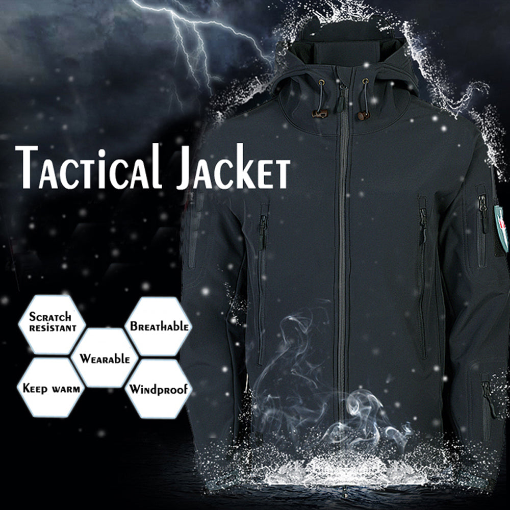 Men's Tactical Waterproof Shark Skin Outdoor Jacket